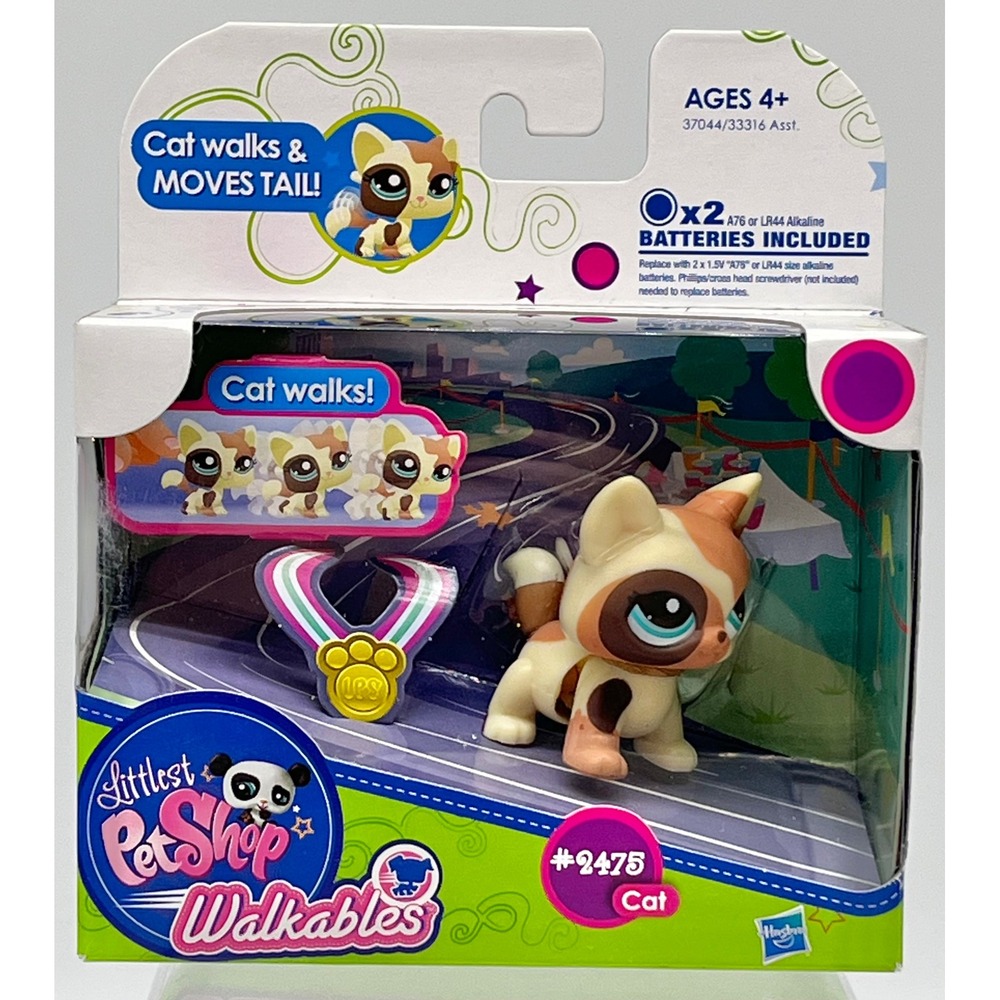 2011 Littlest Pet Shop-Walkables #2475 Cat BRAND NEW